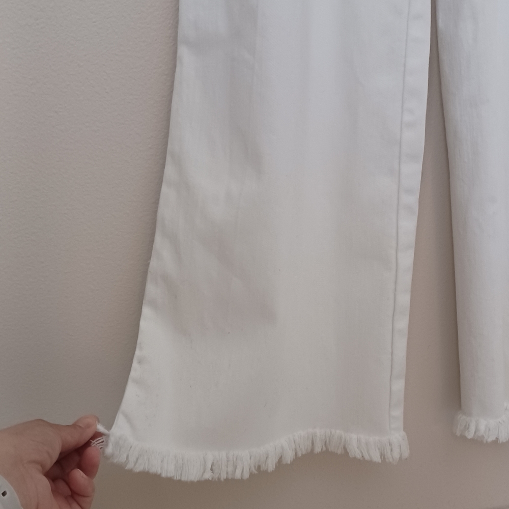 Bebe White Jean Jumper Size 10
